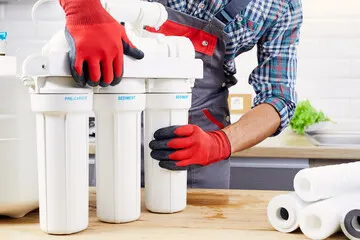 Tightening RO filter canisters back into place